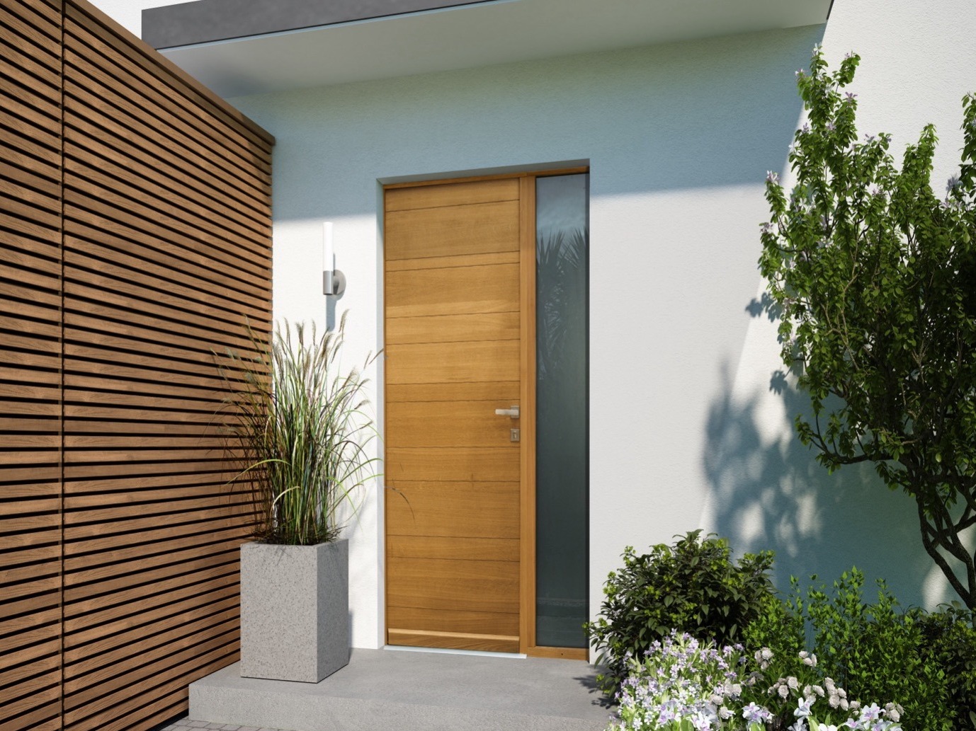 Porte d'entrée sur mesure Art Déco Fenêtres