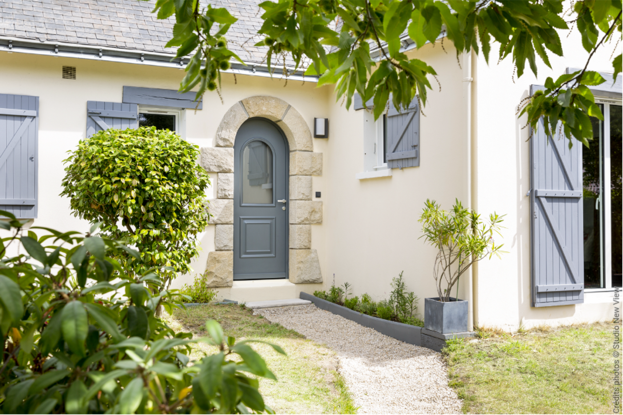 Porte d'entrée classique